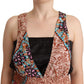 PINKO Multicolor Viscose Floral Print Women Jumpsuit Dress