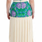Caterina Gatta Multicolor Dress Gown Floral Sleeveless Gown