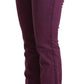 Costume National Purple Cotton Stretch Slim Fit Denim Jeans