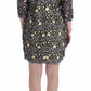 Lanre Da Silva Ajayi Black Cream Sheath Dress Shift Mini Dress