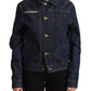 Master Coat Dark Blue Button Down Long Sleeves Denim Jacket