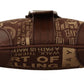 WAYFARER Brown Printed Logo Shoulder Crossbody Purse Bag