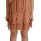 Liu Jo Pink Lace Sleeveless Mini Shift Layered Dress