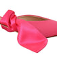 GIA COUTURE Pink Leather Lace Up Kitten Heels Pumps Shoes
