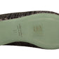Paola D'Arcano Gold Jacquard Leather Embellished Slip On Shoes