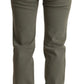 Ermanno Scervino Gray Low Waist Cotton Skinny Denim Trouser Jeans