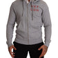 Hackett Gray Full Zip Hooded Cotton Sweatshirt Sweater