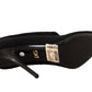 Dolce & Gabbana Black Stretch Socks Knee High Booties Shoes