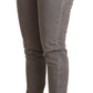 Acht Gray Cotton Low Waist Skinny Push Up Denim Jeans