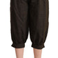 GF Ferre Brown Viscose Cropped Harem Pants