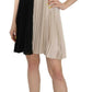 PINKO Black and White Mini Sleeve less A-line Princess Dress