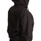 Dolce & Gabbana Black Polyester Hooded Bomber Full Zip Jacket