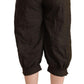 GF Ferre Brown Viscose Cropped Harem Pants
