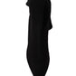 Dolce & Gabbana Black Stretch Socks Knee High Booties Shoes
