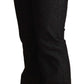 Costume National Black Cotton Low Waist Skinny Jeans