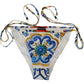 Dolce & Gabbana Multicolor Side Tie Bottom Swimwear Bikini