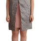Comeforbreakfast Gray Sleeveless Shift Knee Length Dress