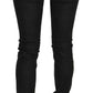 Costume National Black Low Waist Skinny Casual Denim Jeans