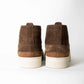 Lardini Brown suede Hi-top sneakers