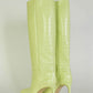 Paris Texas Croco Leather Print in Lime Stiletto 85 Boot