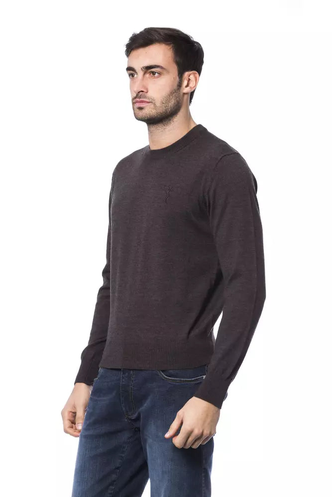 Billionaire Italian Couture Brown Merino Wool Sweater