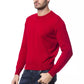 Billionaire Italian Couture Red Merino Wool Sweater
