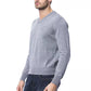Billionaire Italian Couture Gray Merino Wool Sweater