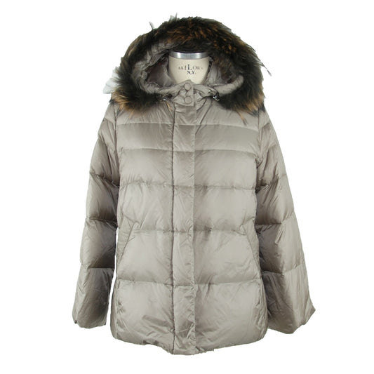 Emilio Romanelli Gray Polyamide Jackets & Coat