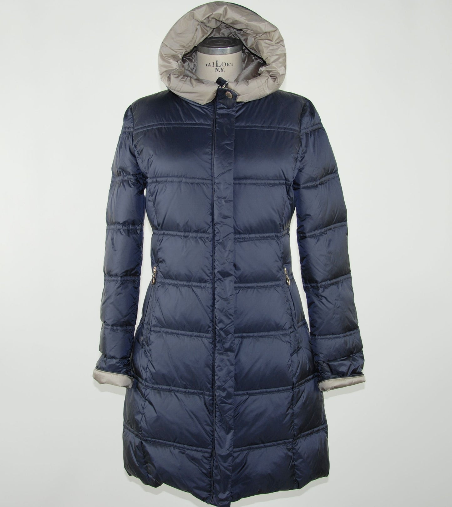 Emilio Romanelli Blue Polyester Jackets & Coat