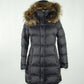 Emilio Romanelli Elegant Black Polyester Duck Down Jacket