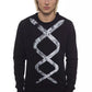 Nicolo Tonetto Black/White Cotton Sweater