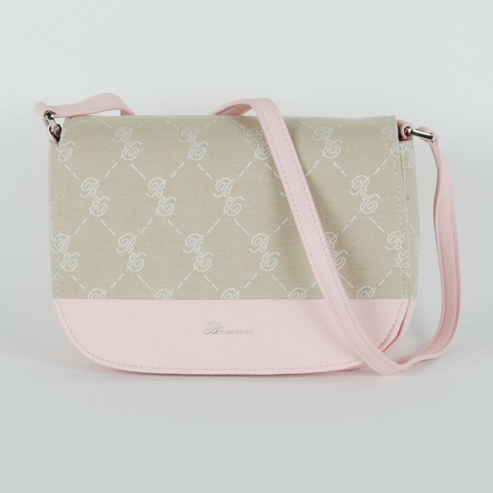 Blumarine Pink Cotton Crossbody Bag