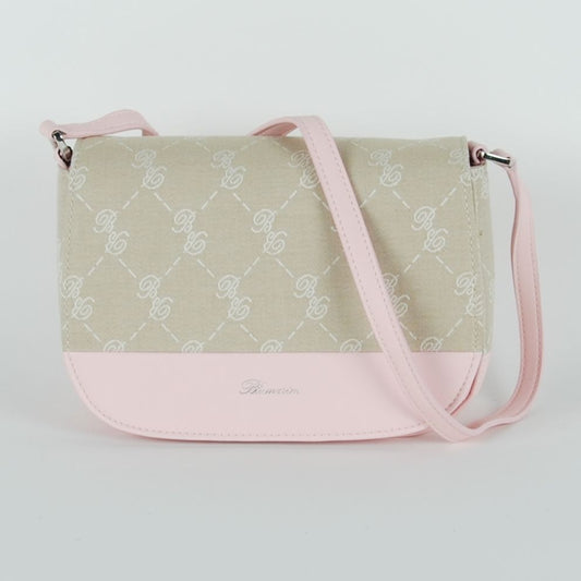 Blumarine Pink Cotton Crossbody Bag