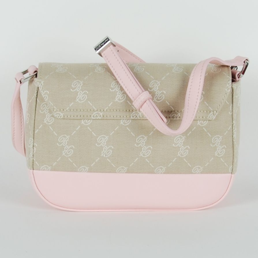 Blumarine Pink Cotton Crossbody Bag