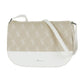 Blumarine White Cotton Crossbody Bag