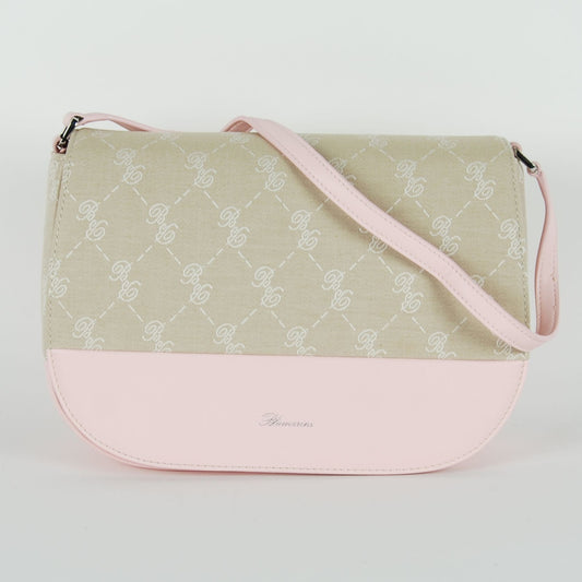 Blumarine Pink Cotton Crossbody Bag