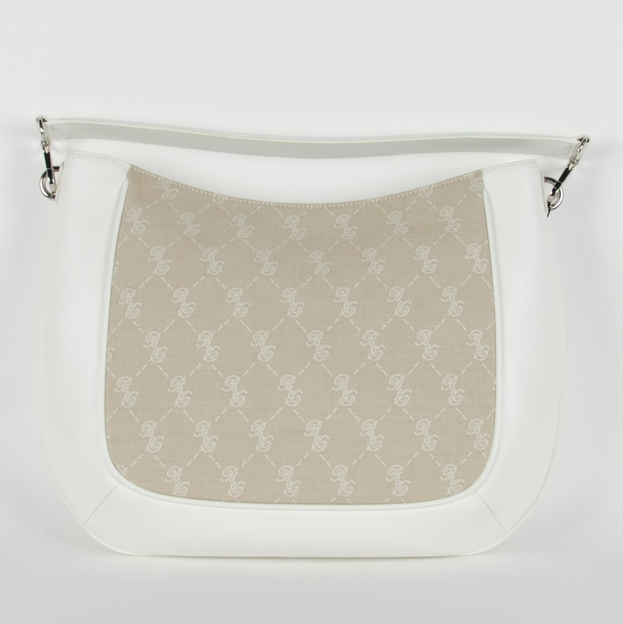 Blumarine White Cotton Handbag