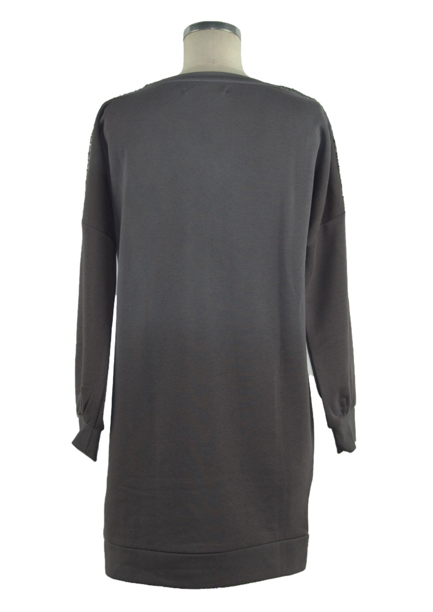 Imperfect Gray Cotton Dress