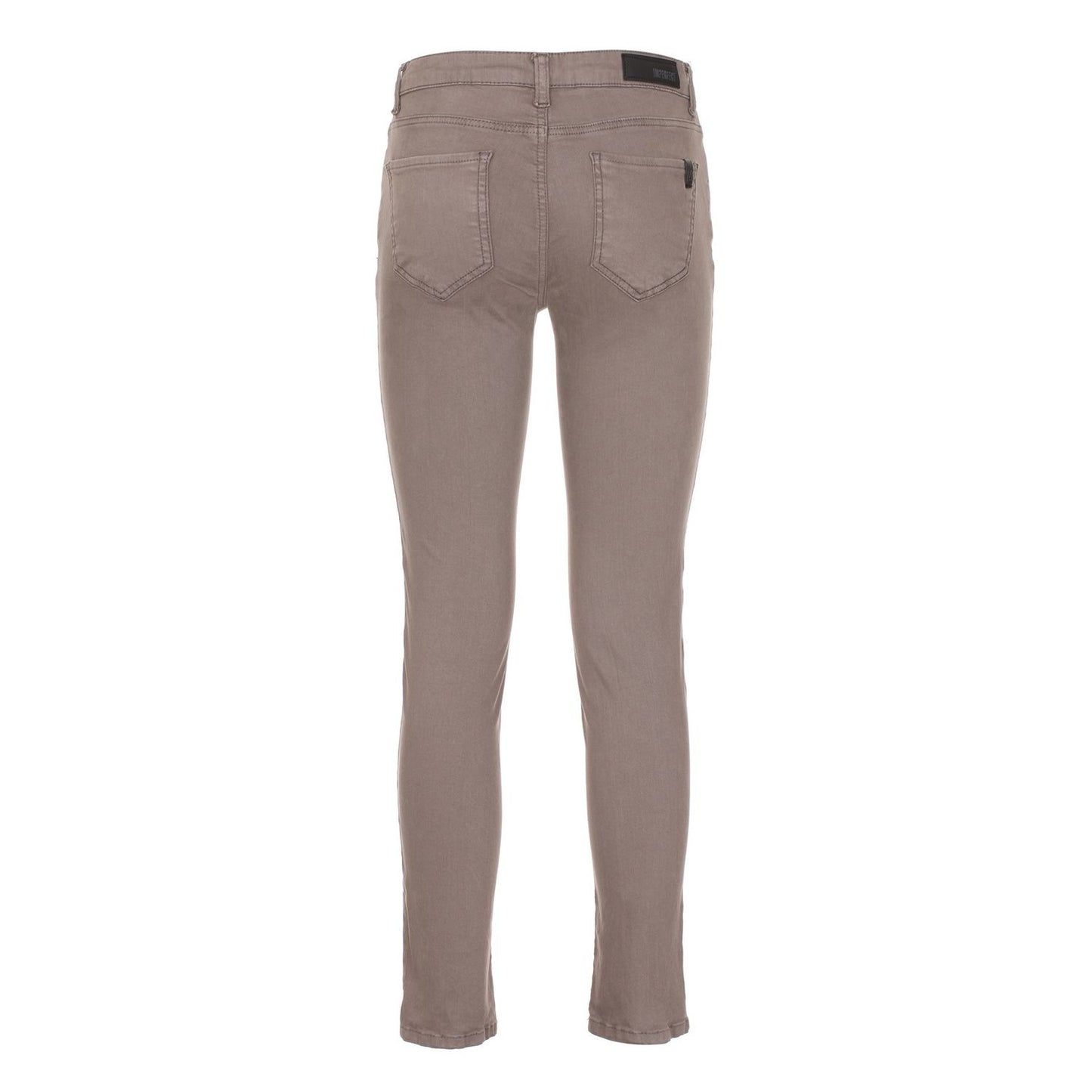 Imperfect Gray Cotton Jeans & Pant