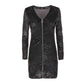 Imperfect Black Polyester Dress