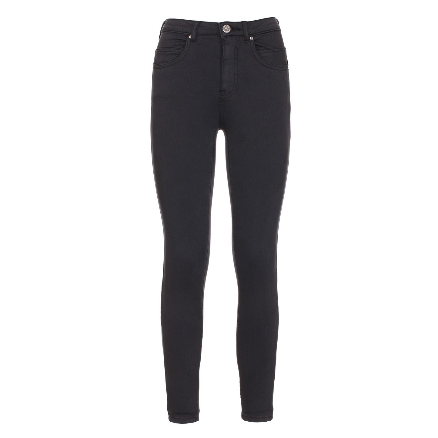Maison Espin Black Cotton Jeans & Pant