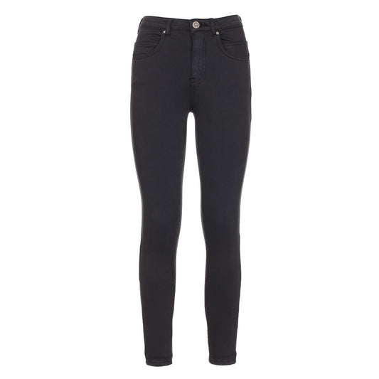 Maison Espin Black Cotton Jeans & Pant