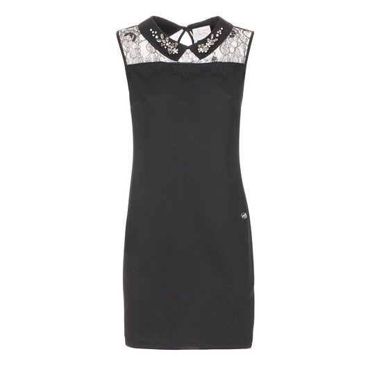 Maison Espin Black Polyester Dress