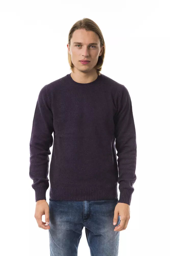 Uominitaliani Violet Wool Sweater