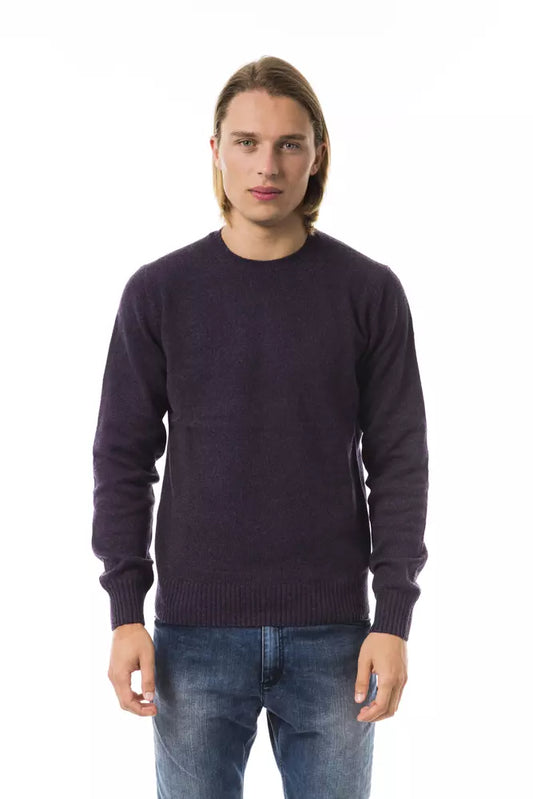 Uominitaliani Violet Wool Sweater