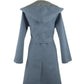 Made in Italy Blue Wool Jackets & Coat
