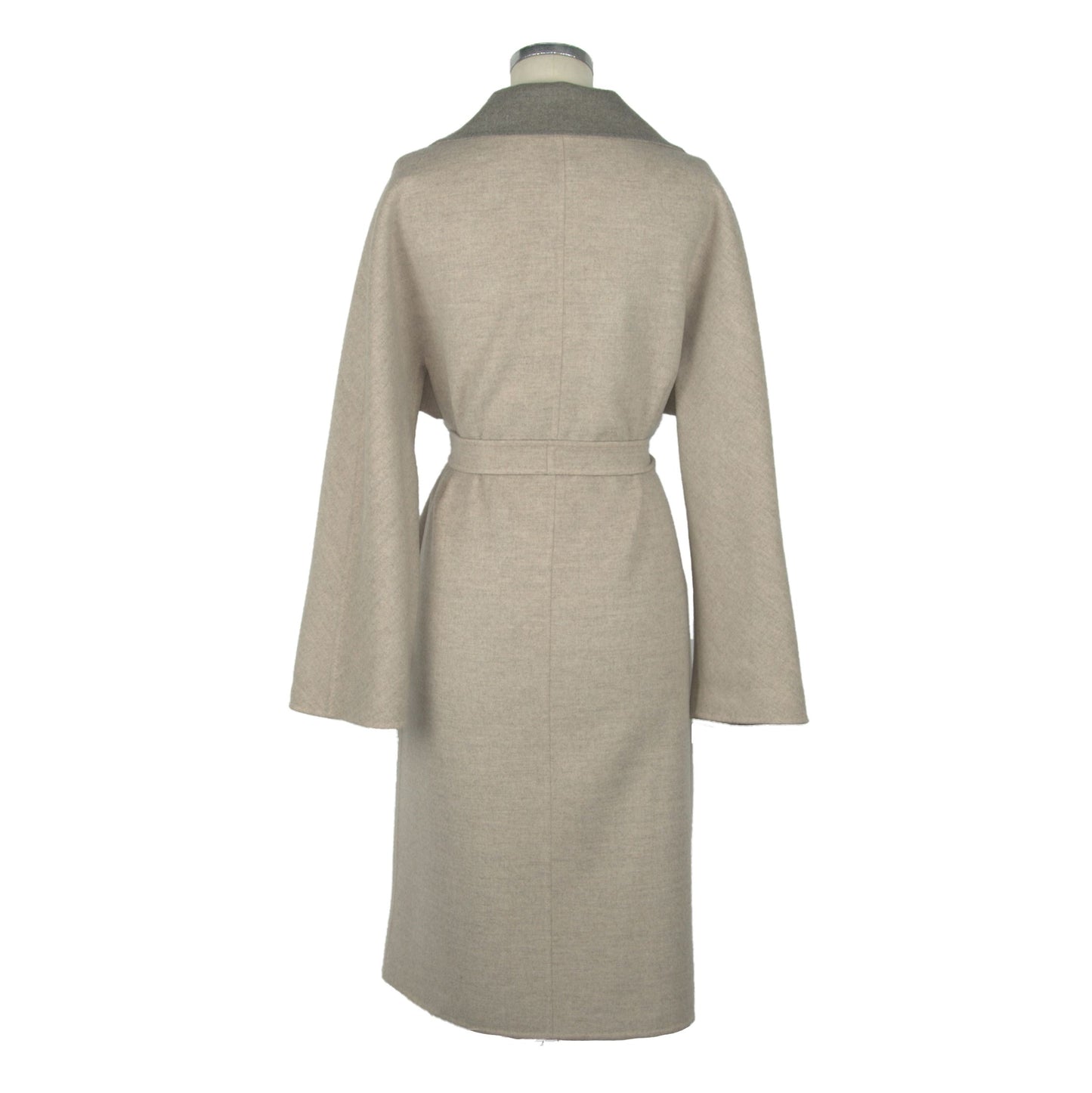 Made in Italy Beige Wool Jackets & Coat