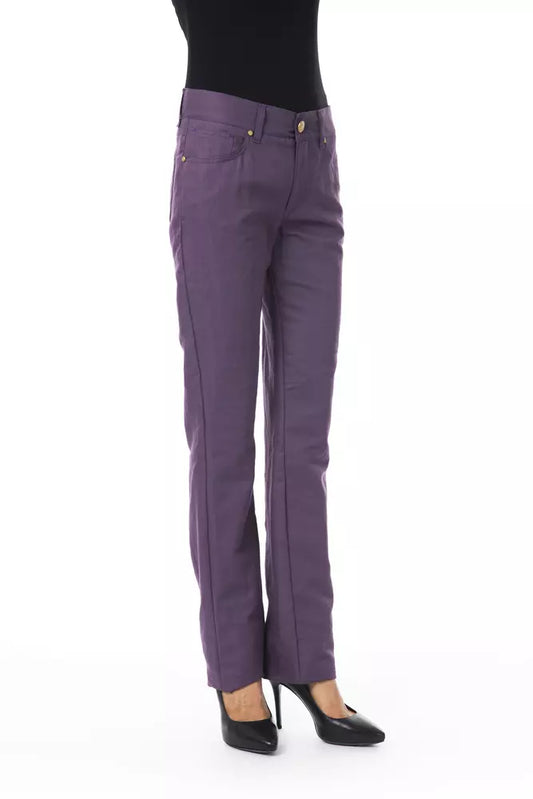BYBLOS Violet Cotton Jeans & Pant