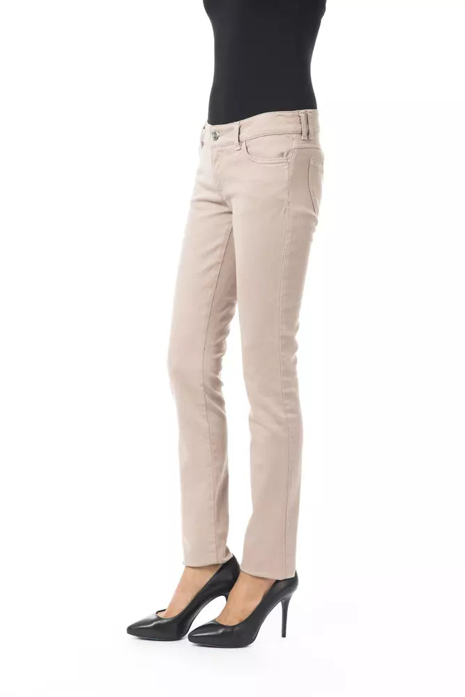 BYBLOS Beige Cotton Jeans & Pant