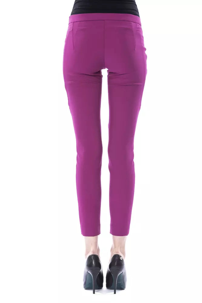 BYBLOS Violet Polyester Jeans & Pant